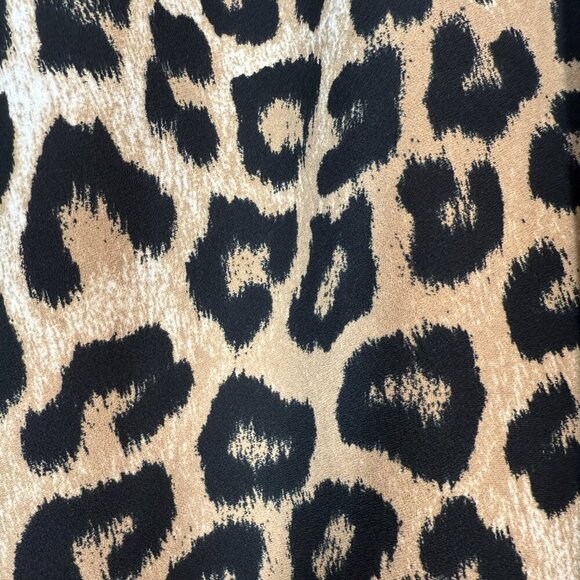 Banana Republic Pants Leopard Animal Print Lounge Pull On Small - Picture 8 of 12